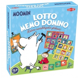 Muumi Lotto, Memo, Domino 3-in-1 (lautapeli)