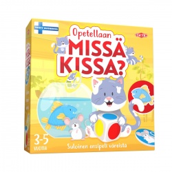 Opetellaan Missä kissa? (lautapeli)