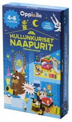 Hullunkuriset naapurit -etsimispalapeli 4-6 v