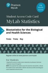 MyLab Statistics with Pearson eText Access Code (24 Months) for Biostatistics for the Biological and Health Sciences