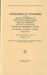 Interviews of Witnesses Before the Select Committee on the Events Surrounding the 2012 Terrorist Attack in Benghazi, Volume 3