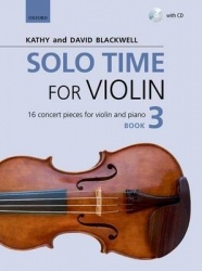 Solo Time for Violin Book 3 - 16 concert pieces for violin and piano