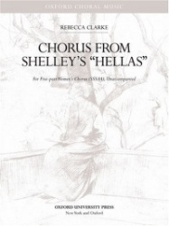 Chorus from Shelley's 'Hellas'  : SSSAA  : Choral Score