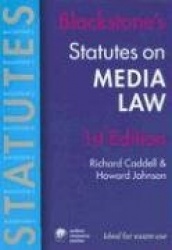 Blackstone's Statutes on Media Law