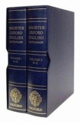 Shorter Oxford English Dictionary - Deluxe Leather Bound Edition