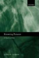 Knowing Persons - A Study in Plato