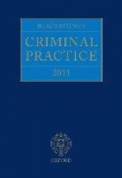 Blackstone's Criminal Practice 2011 (Book & CD-ROM pack with all supplements)