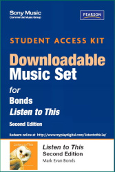 Sony Music Download Access Card for Listen to This