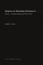 Models of Bounded Rationality - Economic Analysis and Public Policy
