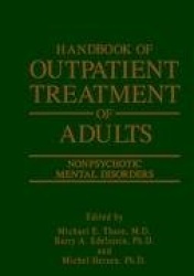 Handbook of Outpatient Treatment of Adults - Nonpsychotic Mental Disorders