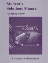 Student Solutions Manual for Intermediate Algebra