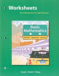 Worksheets for Classroom or Lab Practice, Basic Mathematics