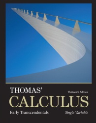 Thomas' Calculus - Early Transcendentals, Single Variable