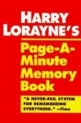 Harry Lorayne's Page-a-Minute Memory Book