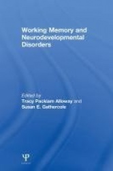 Working Memory and Neurodevelopmental Disorders