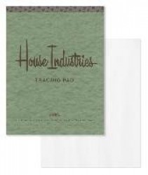 House Industries Tracing Pad - 40 Acid-Free Sheets, Lettering Tips, Extra-Thick Backing Board