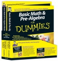 Basic Math and Pre-Algebra For Dummies® Education Bundle