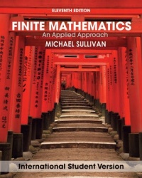 Finite Mathematics - An Applied Approach 11e International Student Version WIE