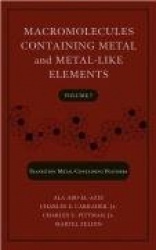 Nanoscale Interactions of Metal-Containing Polymers - Macromolecules Containing Metal and Metal-Like Elements V 7
