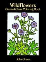 Wildflowers Stained Glass Coloring Book