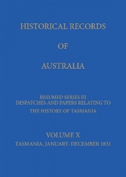 Historical Records of Australia - Series III Volume X