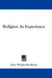 Religion as Experience