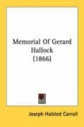 Memorial of Gerard Hallock (1866)
