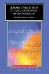 Learner Contributions to Language Learning - New Directions in Research