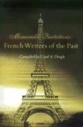 French Writers of the Past