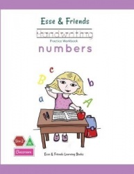 Esse & Friends Handwriting Practice Workbook Numbers - 123 Number Tracing Size 2 Practice lines Ages 3 to 5 Preschool, Kindergar