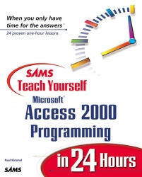 Sams Teach Yourself Microsoft Access 2000 Programming in 24 Hours