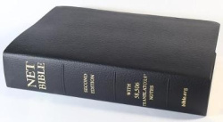 Full Notes Net Bible Second Edition - Genuine Leather - Black
