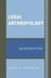 Legal Anthropology - An Introduction