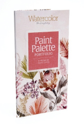Watercolor the Easy Way Paint Palette Portfolio Flowers - 9 Premium Paint Dots
