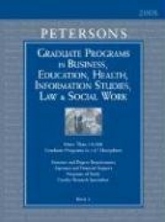 Graduate Programs in Business, Education, Health, Information Studies, Law&Social Work: Book 6