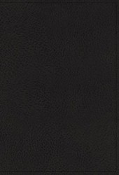 KJV, Reference Bible, Giant Print, Premium Leather, Black, Sterling Edition, Comfort Print