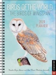 Birds of the World: The Birds of Wingspan 12-Month 2024 Planner Calendar