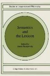 Semantics and The Lexicon