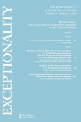 Large-scale Testing of Students With Disabilities - A Special Issue of exceptionality