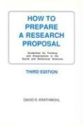 How To Prepare Research Proposal