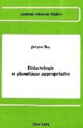 Didactologie et Phonetique Appropriative