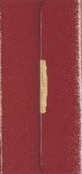 NKJV, Checkbook Bible, Compact, Bonded Leather, Burgundy, Wallet Style, Red Letter - Holy Bible, New King James Version