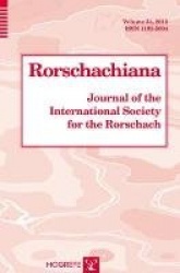Rorschachiana Vol. 34 - Journal of the International Society for the Rorschach