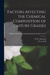 Factors Affecting the Chemical Composition of Pasture Grasses; no.76