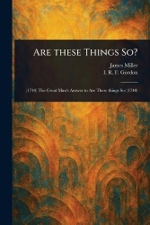 Are These Things So?