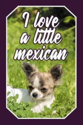 I Love a Little Mexican: Chihuahuas Lover Journal Cute Stylish Chihuahua Design for Dog Owners (Gift Empty Lined Notebook)