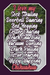 I Love My Sock Stealing Doorbell Dancing Bed Hogging Critter Chasing Trash Snacking Vacuum Dueling Leash Pulling Tissue Tearing 