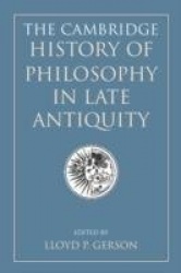 The Cambridge History of Philosophy in Late Antiquity 2 Volume Paperback Set