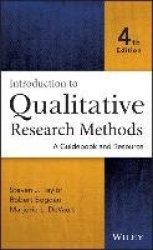 Introduction to Qualitative Research Methods - A Guidebook and Resource