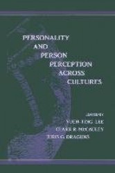 Personality and Person Perception Across Cultures
